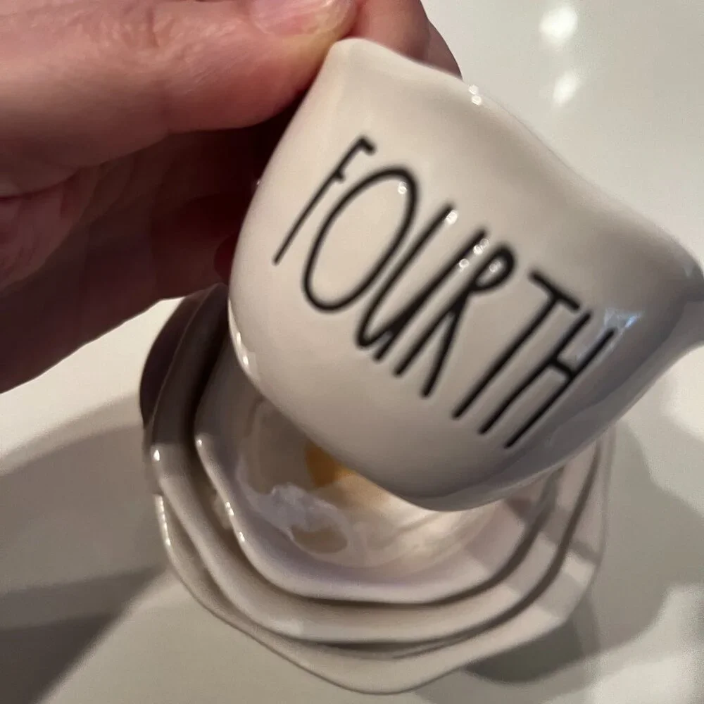 Measuring Cups by Rae Dunn‎ (Ceramic Egg Yolk Themed) (new)